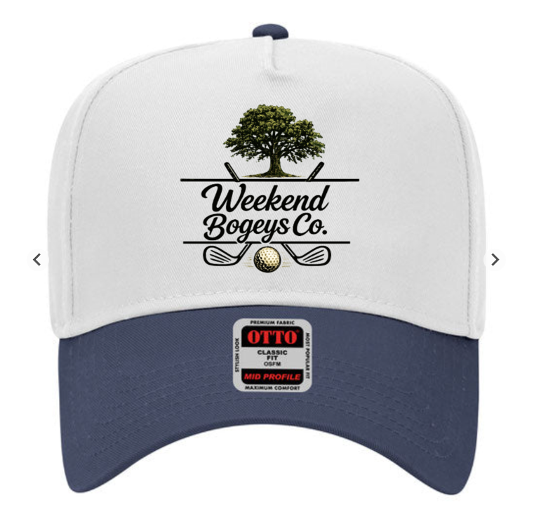 Weekend Bogeys Navy White Hat