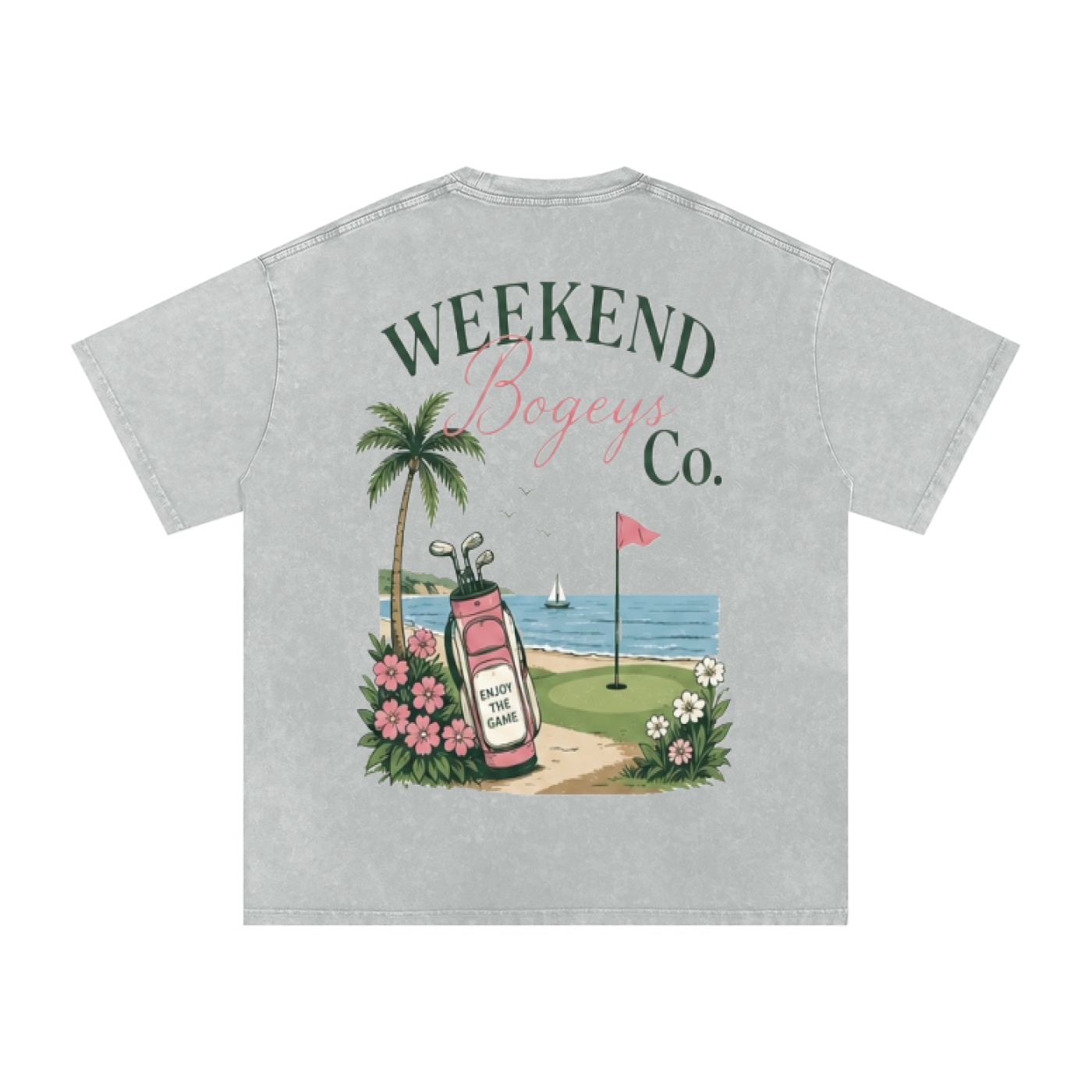 Weekend Bogeys “Vacation Round” Oversized Tee