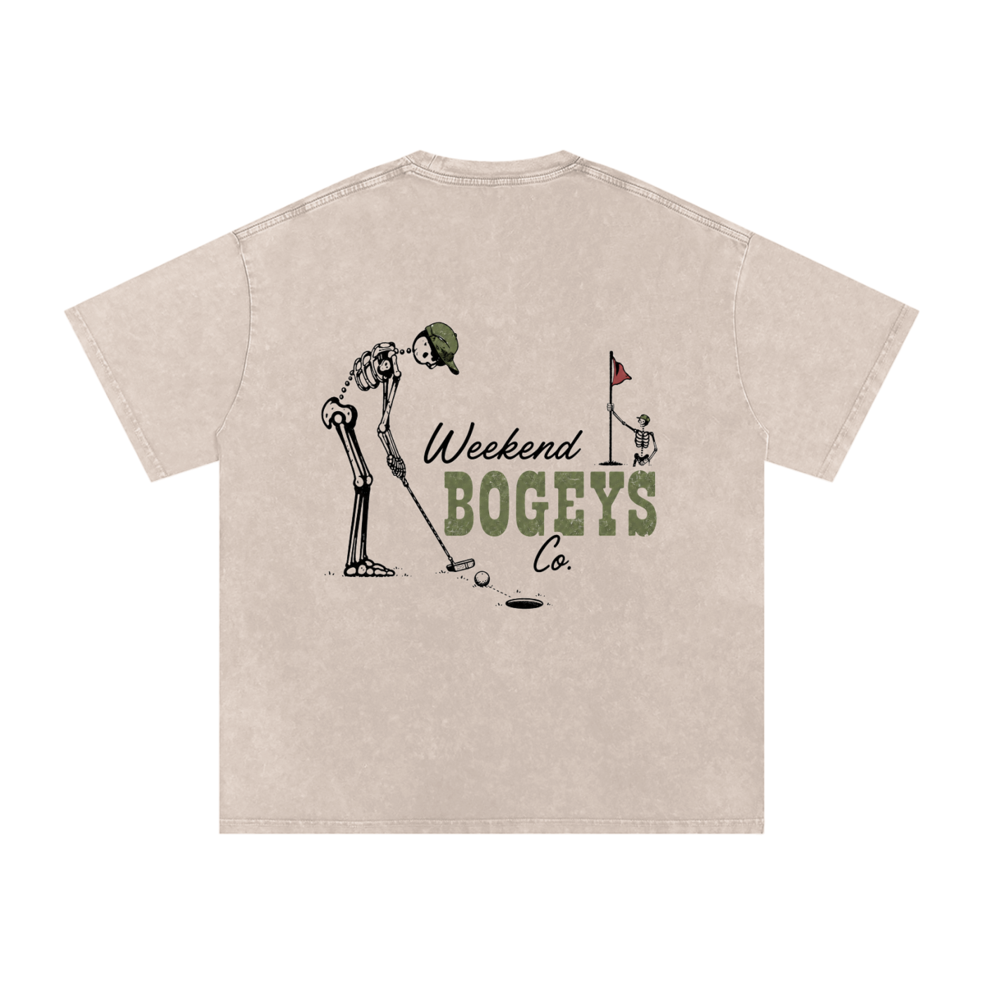Weekend Bogeys “Bogey Putt” Oversized Tee