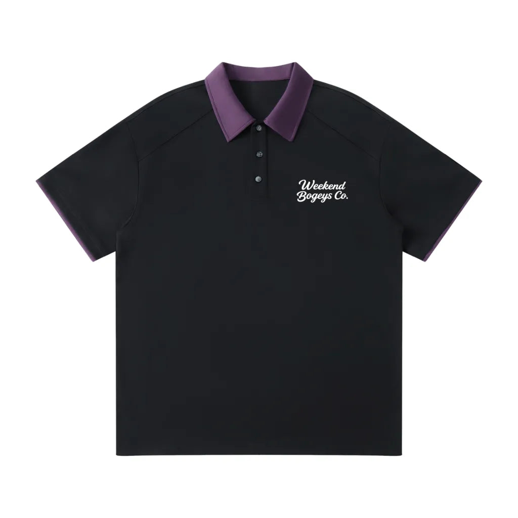 Weekend Bogeys Co. Contrast Collar Polo