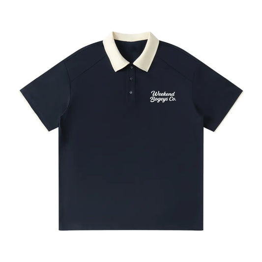 Weekend Bogeys Co. Contrast Collar Polo