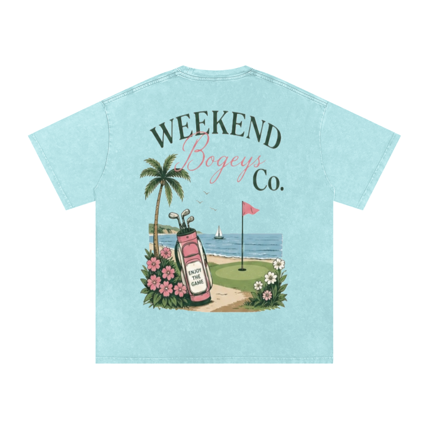 Weekend Bogeys “Vacation Round” Oversized Tee